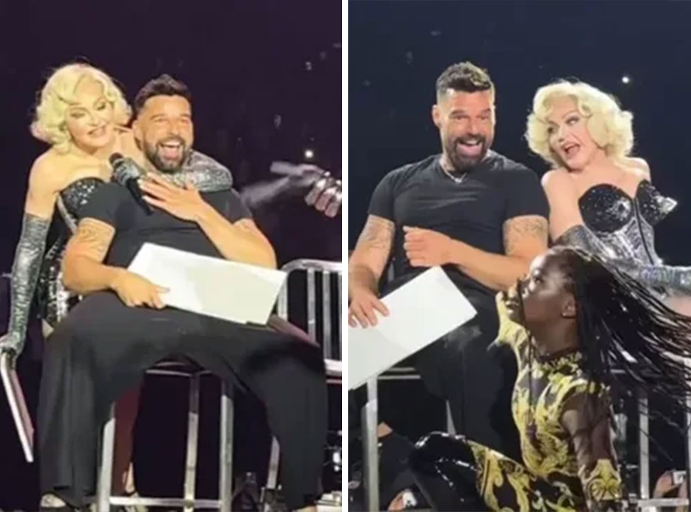Video/ I provokuar nga balerinët, Ricky Martin përjeton momente ereksioni në koncertin e Madonës