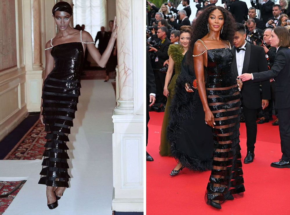 Naomi Campbell vesh të njëjtin fustan pas 3 dekadash dhe duket mbresëlënëse
