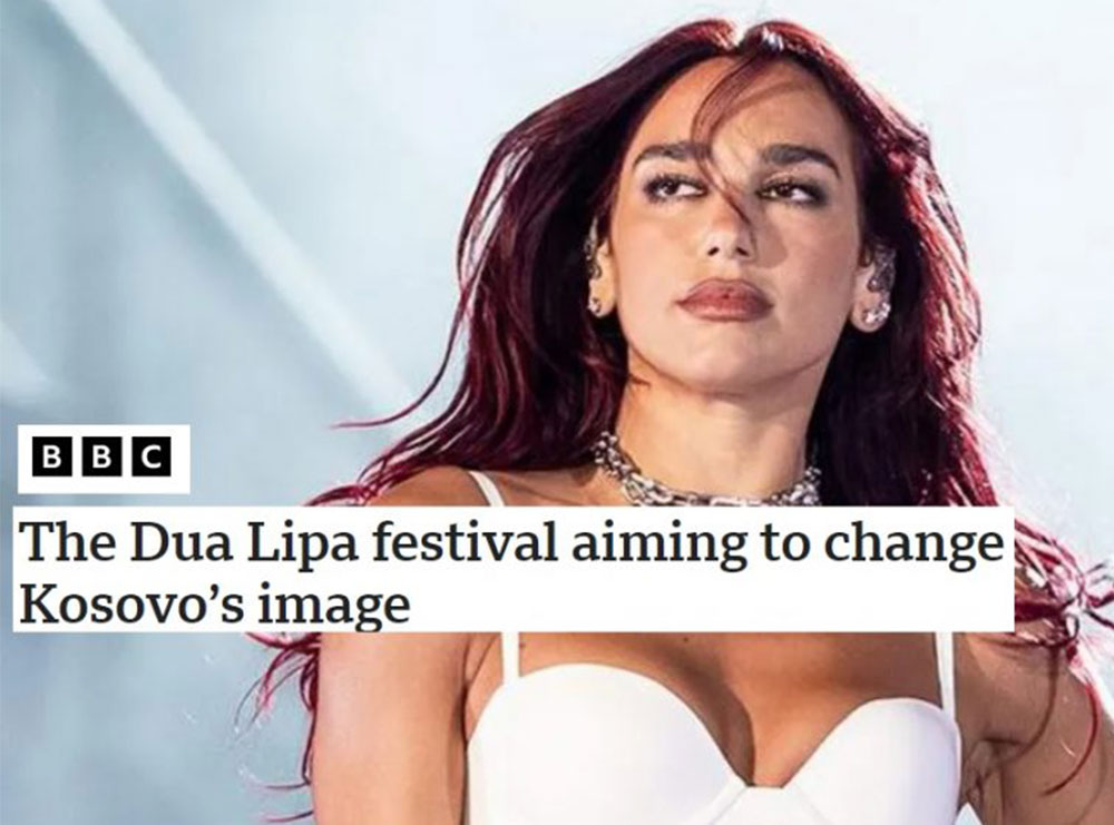 BBC: Si Dua Lipa kërkon të ndryshojë imazhin e Kosovës me festivalin e saj