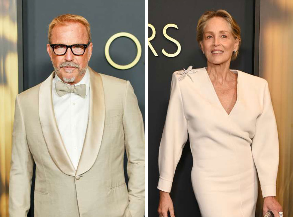 Kevin Costner dhe Sharon Stone në një romancë dashurie?