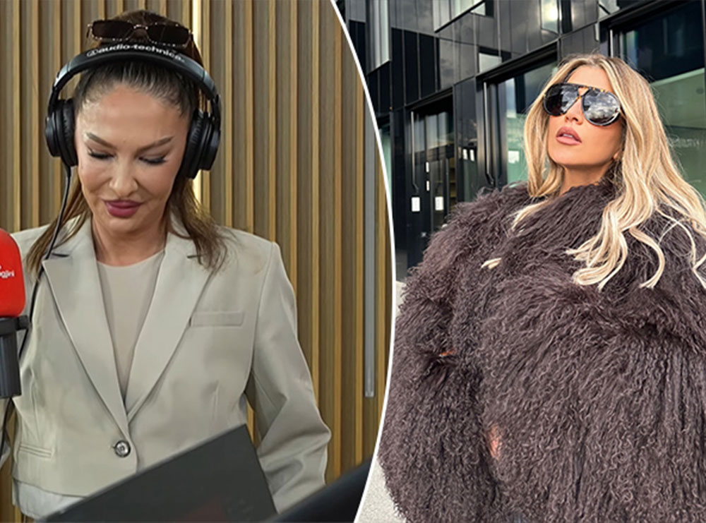 Adelina Ismaili vihet në siklet ndërsa pyetet nga dëgjuesi i radios se si i ka raportet me Leonora Jakupin?